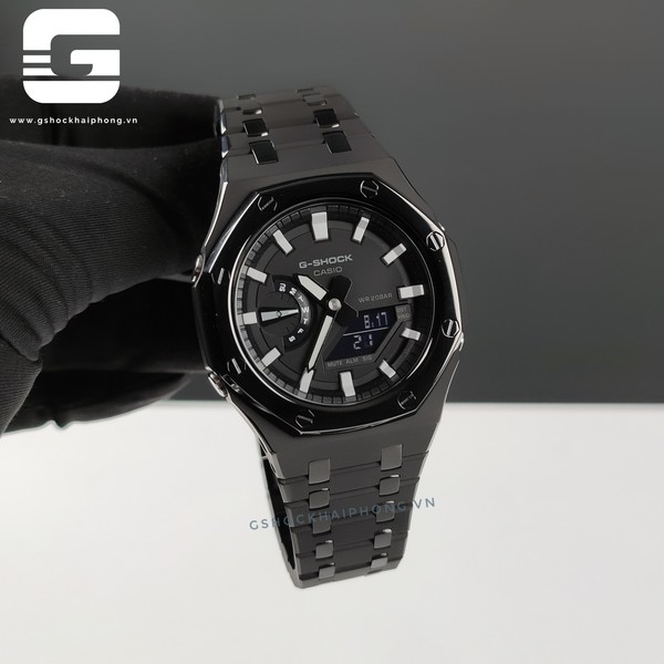 G-SHOCK GA-2100AP - Layers - Black & White Metal