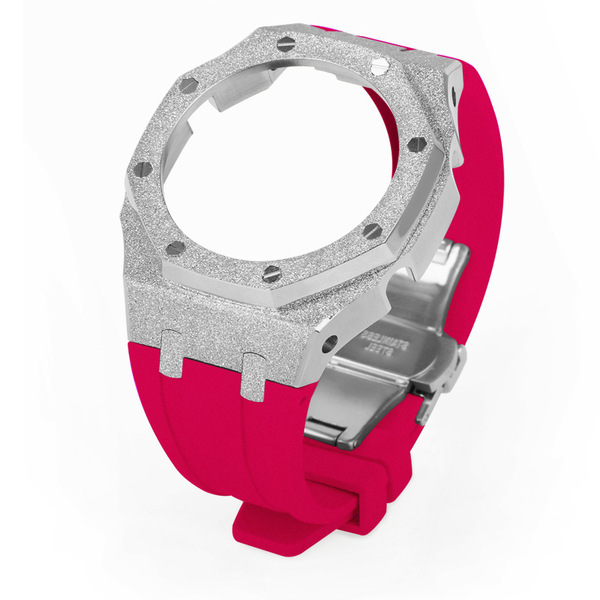 Bộ vỏ GA-2100AP Phun cát Bạc - Dây Cao Su ( Kích vào sp chọn màu dây )