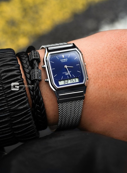 CASIO AQ-230EM-2A - QUÀ TẶNG TRỊ GIÁ 200K