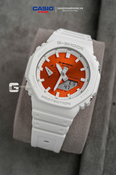  G-SHOCK GA-2100 - ORANGE METALIC WHITEOUT