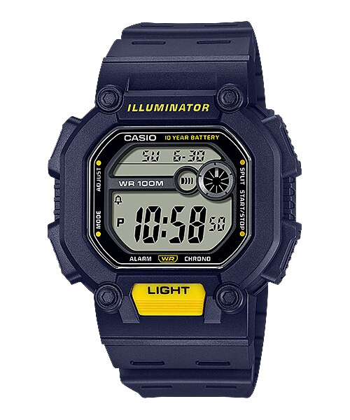 Đồng hồ Nam Chính hãng CASIO W-737H-2A - Pin 10 năm