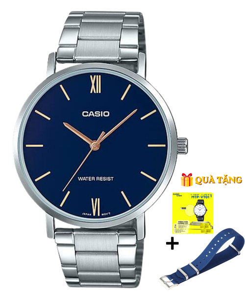 CASIO MTP-VT01D-2B - QUÀ TẶNG TRỊ GIÁ 600K
