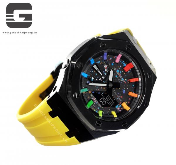 G-SHOCK GA-2100AP Yeallow Rainbow 
