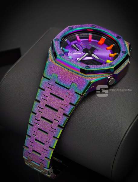 G-SHOCK GA-2100AP TITAN RAINBOW X METAL HYPER COLOR 
