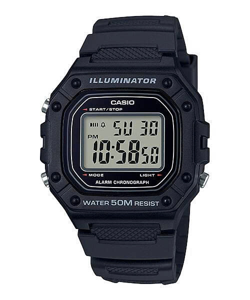 CASIO W-218H-1A - QUÀ TẶNG TRỊ GIÁ 200K
