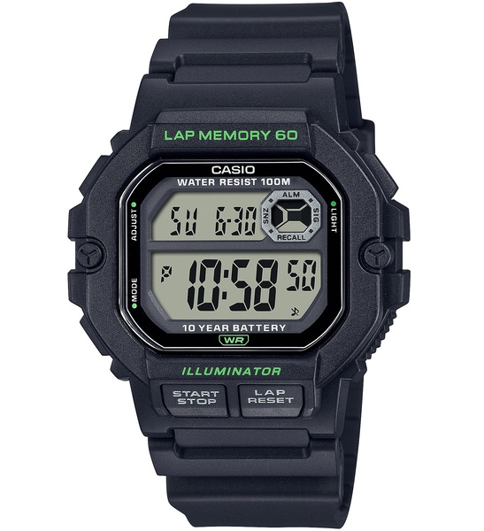 Đồng hồ Nam Chính hãng CASIO WS-1400H-1A - Pin 10 năm