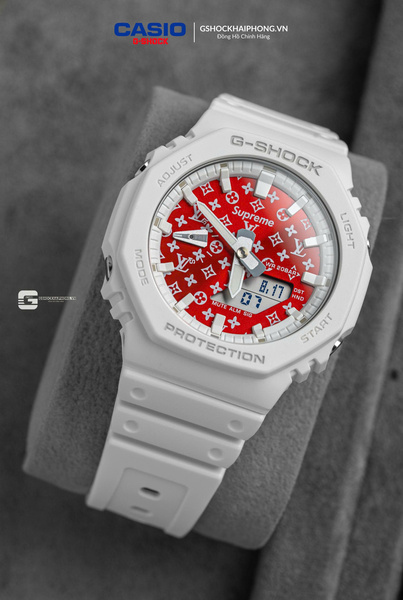 G-SHOCK GA-2100 - LV X SUP RED WHITEOUT