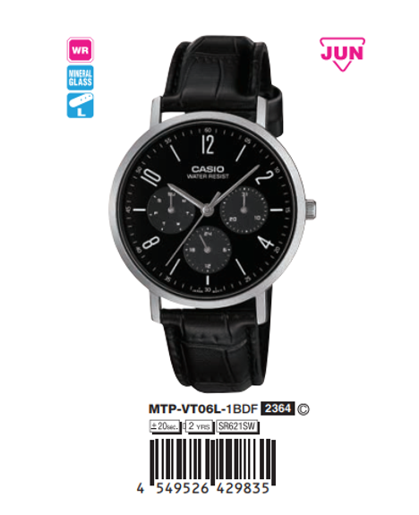 CASIO MTP-VT06L-1B