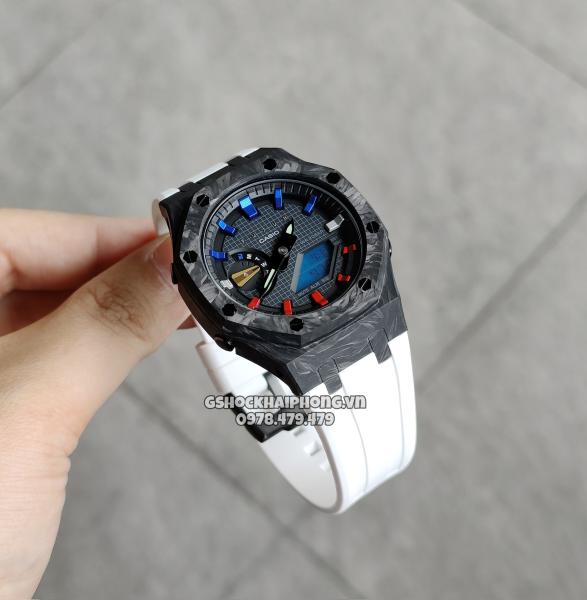 G-SHOCK GA-2100AP - CARBON FIBER X FUTUR PEPSI