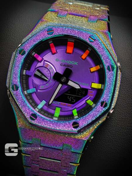 G-SHOCK GA-2100AP TITAN RAINBOW X METAL HYPER COLOR 