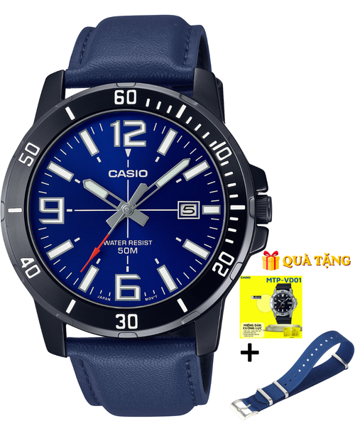 CASIO MTP-VD01BL-2B - QUÀ TẶNG TRỊ GIÁ 600K