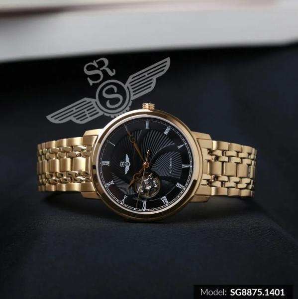 Đồng Hồ Nam Chính Hãng SRWATCH Automatic Open Heart SG8875.1401