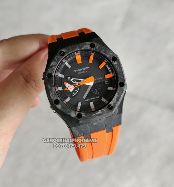 G-SHOCK GA-2100AP CARBON FIBER - ORANGE DIVE