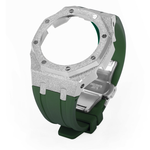 Bộ vỏ GA-2100AP Phun cát Bạc - Dây Cao Su ( Kích vào sp chọn màu dây )