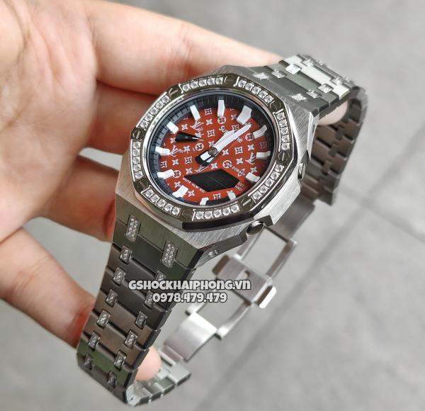 G-SHOCK GA-2100AP - LV x SUPREME ELEMENT 