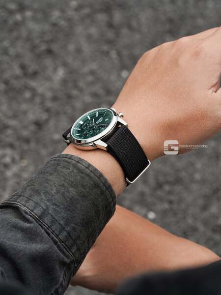 CASIO MTP-E510D-3A ( Lên dây vải  MILITARY )