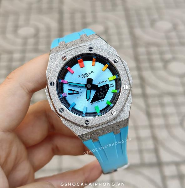 G-SHOCK GA-2100AP - StarDust Sky Blue Mod 