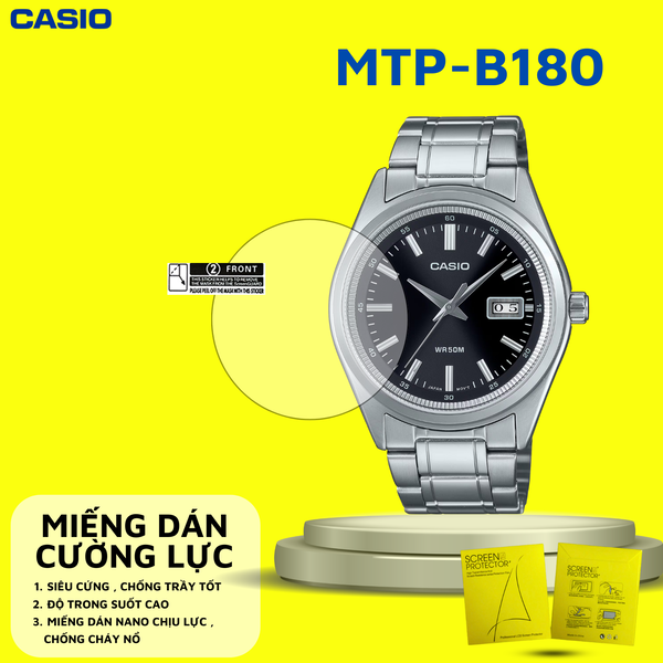 COMBO 2 Miếng dán màn hình Nano cao cấp chống trầy xước CASIO MTP-B180