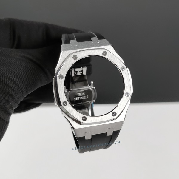 Bộ vỏ GA-2100 AP - Gen 4 - Bộ thép bạc dây cao su đen