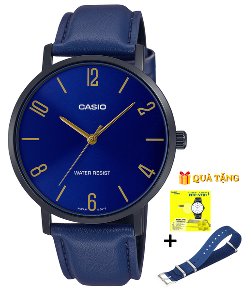 CASIO MTP-VT01BL-2B - QUÀ TẶNG TRỊ GIÁ 600K