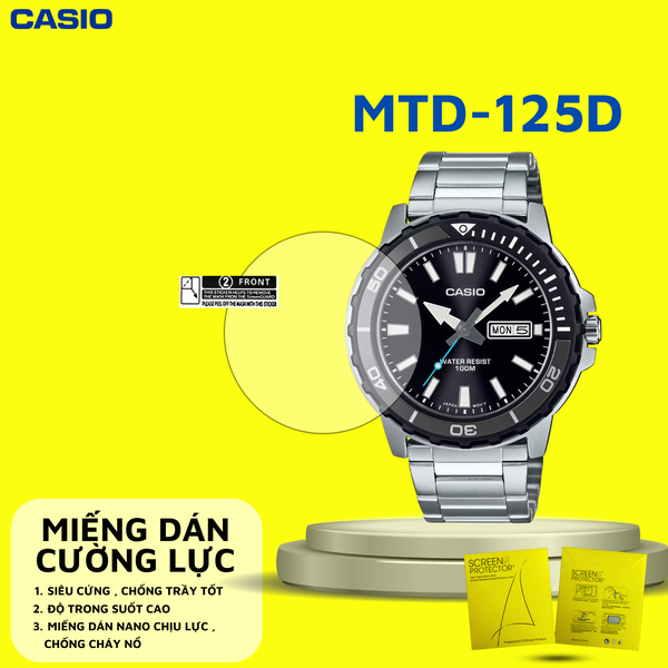 COMBO 2 Miếng dán màn hình Nano cao cấp chống trầy xước CASIO MTD-125D
