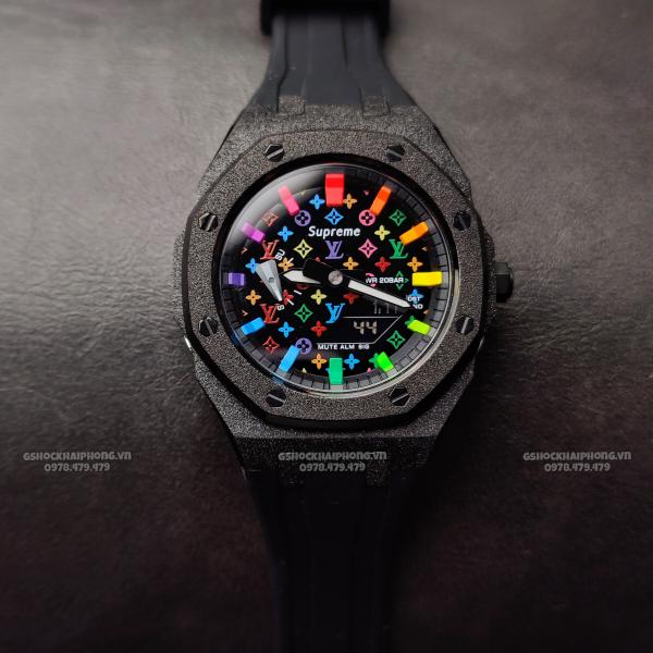 G-SHOCK GA-2100AP - HYPER BLACKFROST X LV X SUPREME 