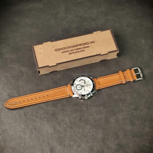 Dây da Bò Gân - Màu Nâu - Size 20/22mm