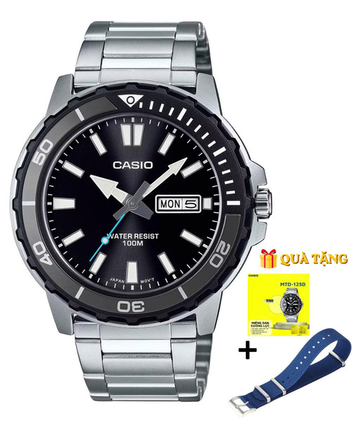 CASIO MTD-125D-1A3 - QUÀ TẶNG TRỊ GIÁ 600K 