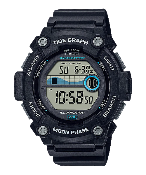 Đồng hồ Nam Chính hãng CASIO WS-1300H-1A - Pin 10 năm