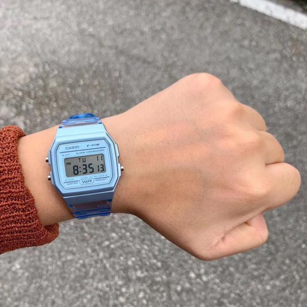 Đồng hồ Nam Chính hãng CASIO F-91WS-2D- Pin 10 năm