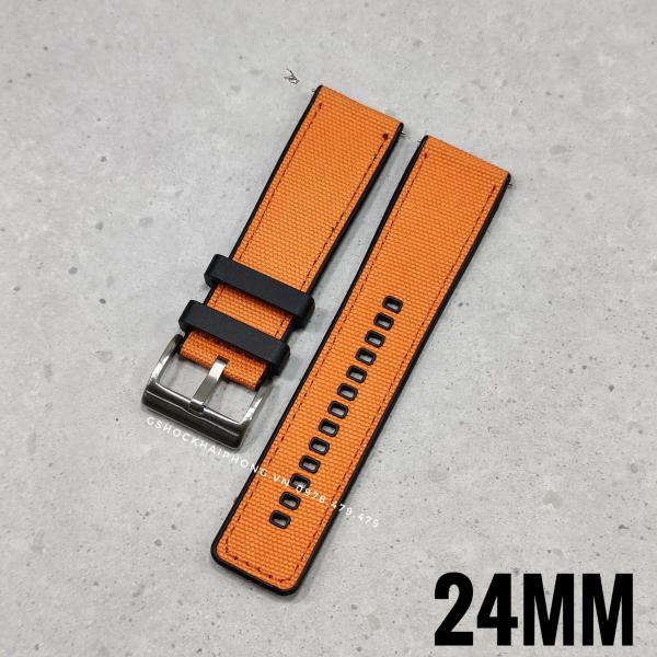 Dây vải nilon chống nước GA-2000 / GA-2200 ( 24mm ) ( Màu Cam )  Dây vải nilon chống nước GA-2000 / GA-2200 ( 24mm ) ( Màu Cam )