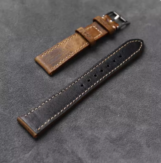 Dây da bò Ý handmade siêu mềm - size 18mm/ 20mm/ 21mm/ 22mm