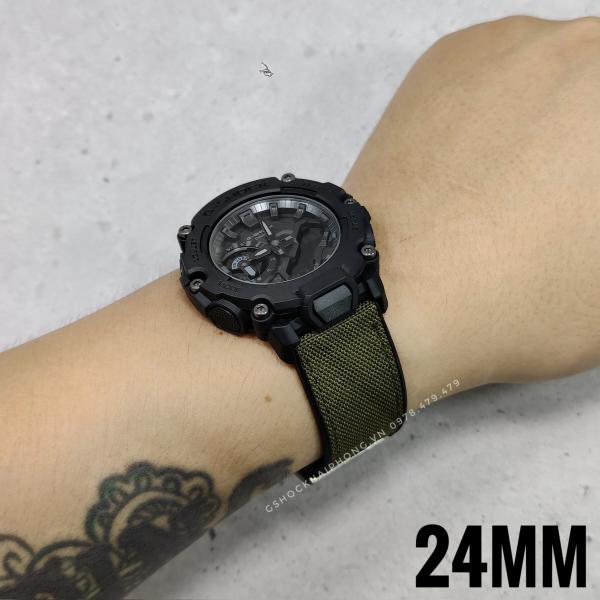 Dây vải nilon chống nước GA-2000 / GA-2200 ( 24mm ) ( Màu xanh quân đội )