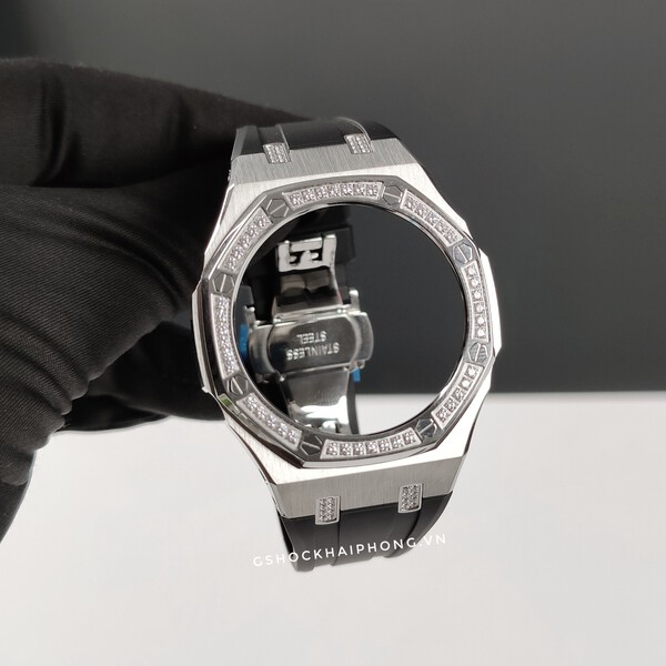 Bộ vỏ GA-2100 AP - Gen 4 - Bộ thép nạm đá - Dây cao su Flo ( Kích vào sp chọn màu )