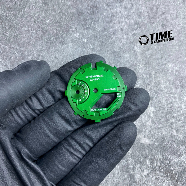 Mặt Dial Thép Phay Xanh Lá 01