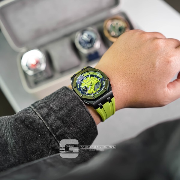 G-SHOCK GA-2100AP - THE OFFSHORE DIVER X GREEN KERMIT 