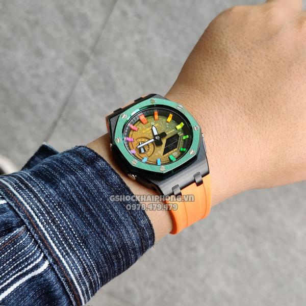 G-SHOCK GA-2100AP - Special Moss Orange