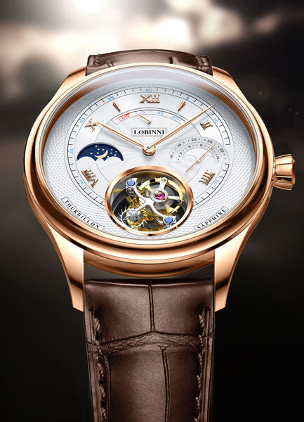Đồng hồ nam chính hãng LOBINNI Tourbillon L8886-1