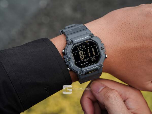 Đồng Hồ Nam Chính hãng Casio AE-1600H-8B - Pin 10 năm