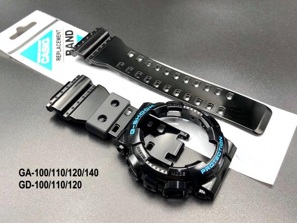 Bộ vỏ Bóng - Đen chữ xanh dương nhạt