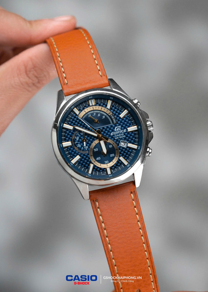 Casio EDIFICE EFR-530 (lên dây da bò)