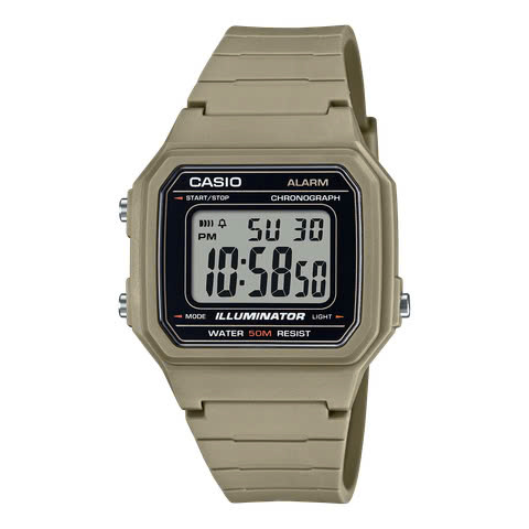 CASIO W-217H-5A -  QUÀ TẶNG TRỊ GIÁ 200K