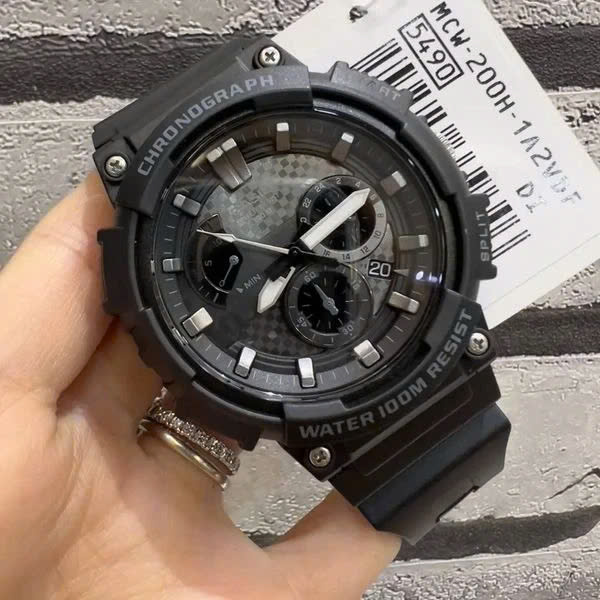 Đồng Hồ CASIO MCW-200H-1A2V - PIN 10 năm