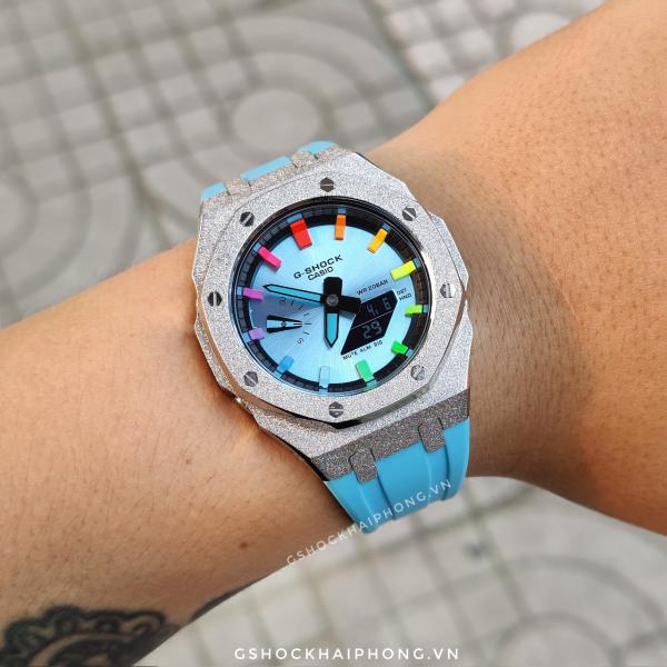 G-SHOCK GA-2100AP - StarDust Sky Blue Mod 