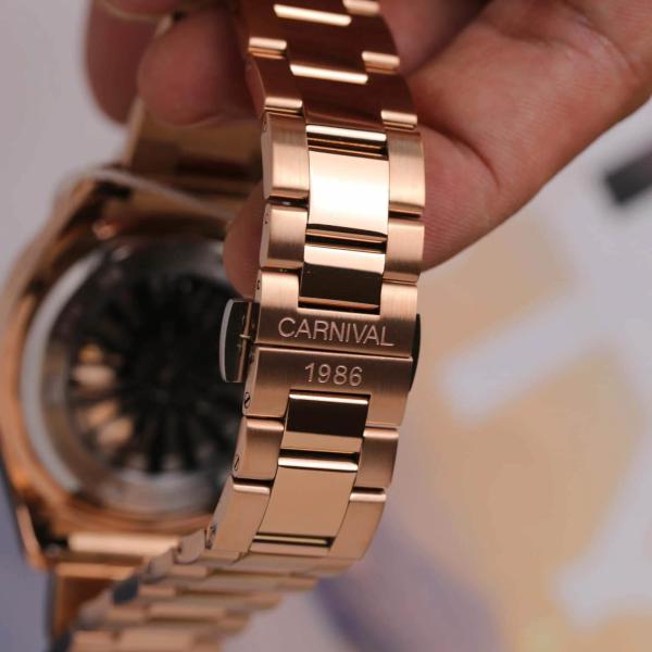 Đồng hồ nam Carnival - Aquanus 8113G-VH-X - Viền thép - Kính Saphire