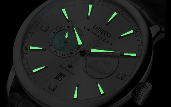 Đồng hồ nam chính hãng LOBINNI L19015-1 Mạ vàng 24k