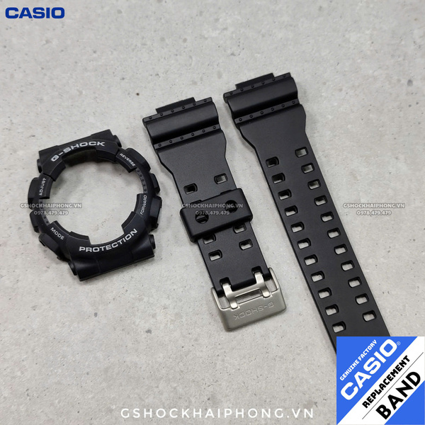 Bộ vỏ GA-100/110/120/140 - Full đen chữ trắng 