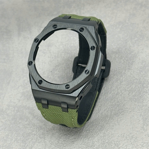 Bộ vỏ thép Đen - Dây Velcro ( Thế hệ 5 cao cấp ) ( Kích vào sản phẩm chọn màu dây )