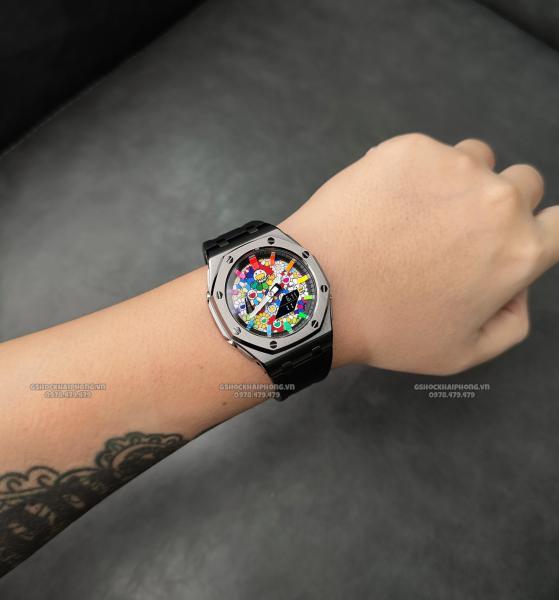 G-SHOCK GA-2100AP - GREY GUN METAL X HYPER MURAKAMI KAIKAIKIKI
