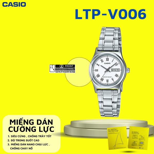 COMBO 2 Miếng dán màn hình Nano cao cấp chống trầy xước Casio LTP-V006